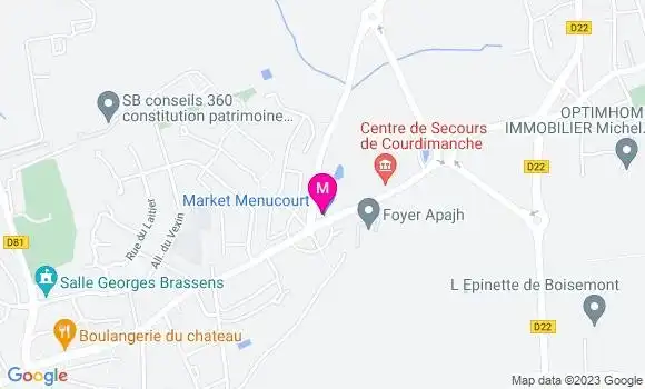 Localisation Carrefour Market