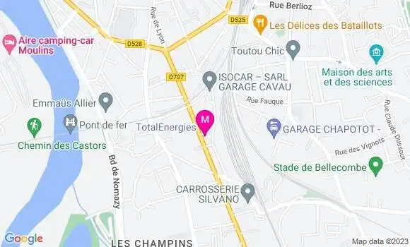 Localisation TotalEnergies