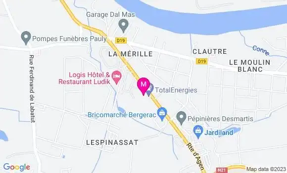 Localisation TotalEnergies