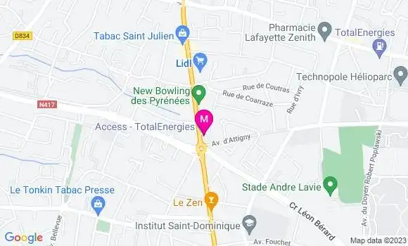 Localisation Access TotalEnergies