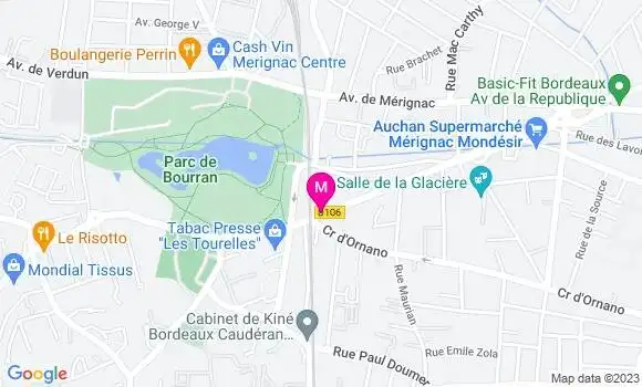 Localisation Relais Merignac Marne
