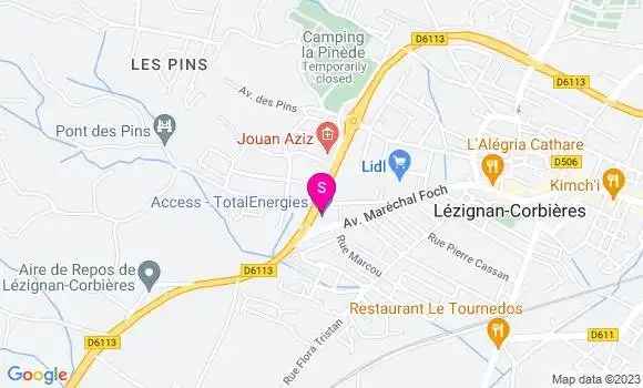 Localisation Access TotalEnergies