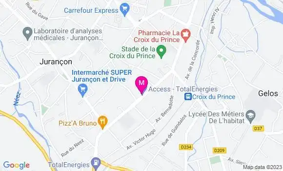 Localisation Access TotalEnergies