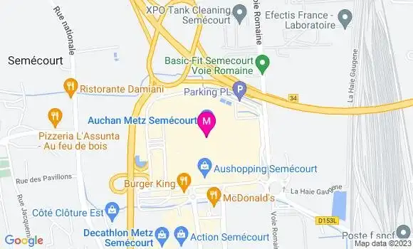 Localisation Station Auchan
