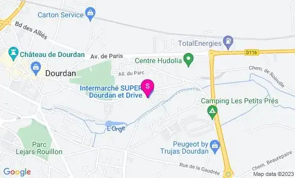 Localisation Intermarché Station