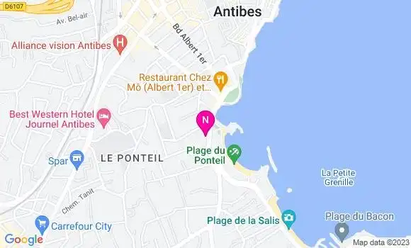 Localisation Esso Express
