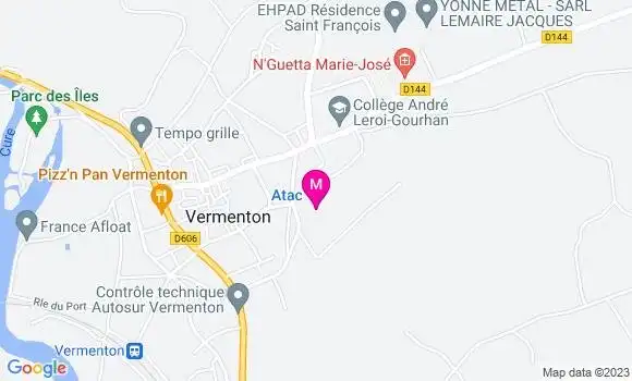 Localisation Atac
