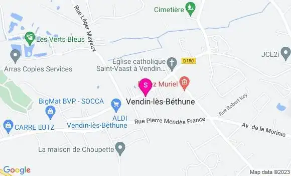 Localisation Carrefour Market