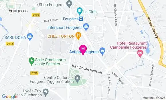 Localisation Carrefour Market