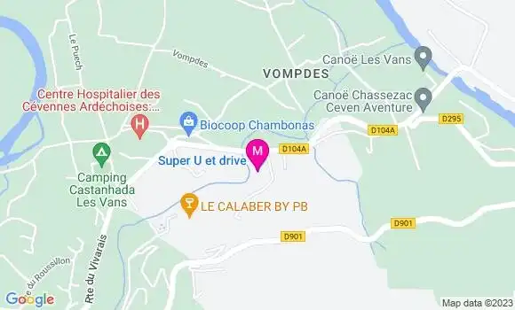 Localisation Super U