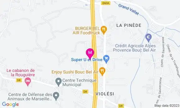 Localisation Station Eni