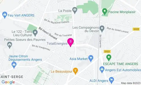 Localisation TotalEnergies