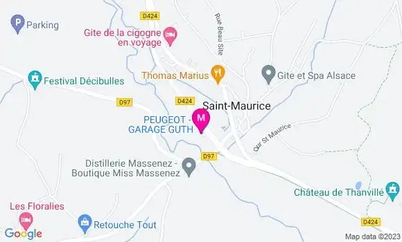 Localisation Garage Guth