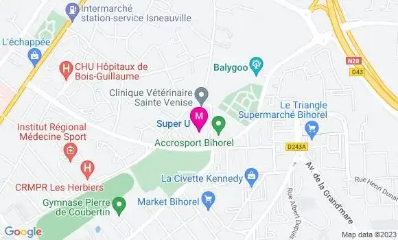Localisation Super U