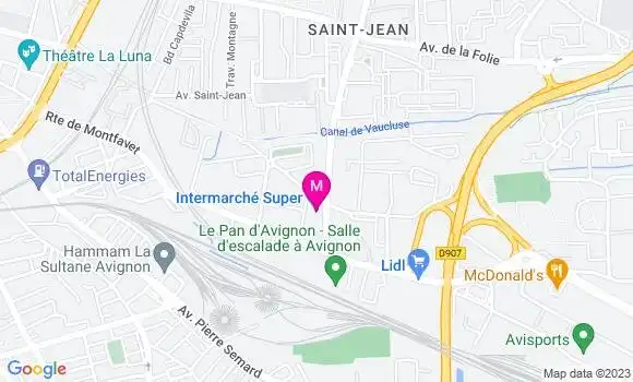 Localisation Intermarché Station