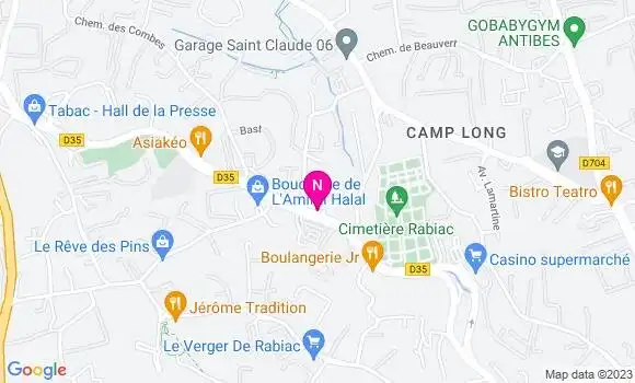 Localisation Esso Terres Blanches