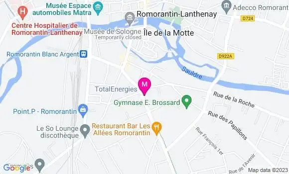 Localisation TotalEnergies