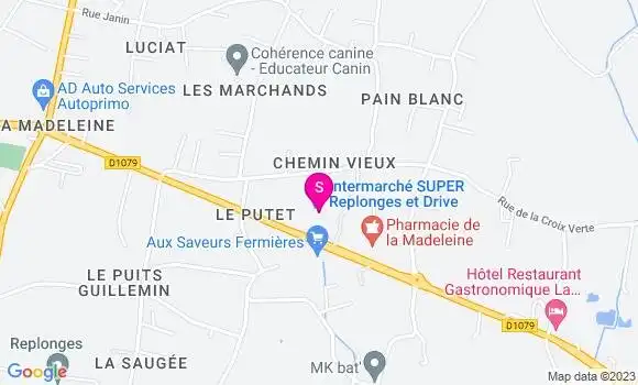Localisation Intermarché Station