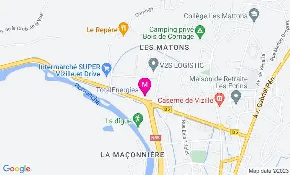 Localisation TotalEnergies
