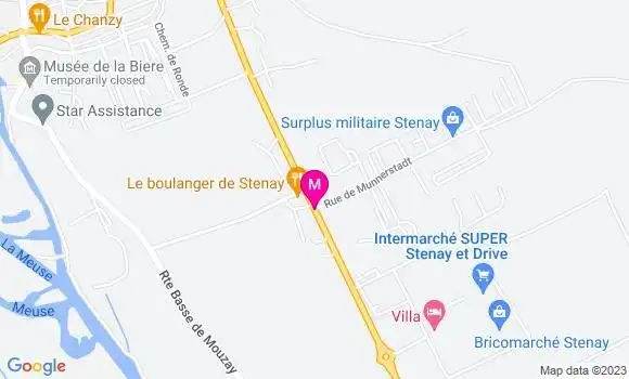 Localisation Intermarché Station