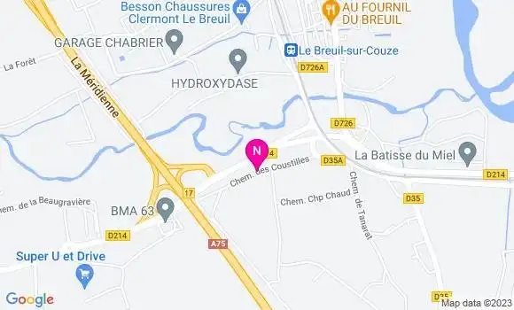 Localisation Super U
