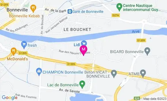 Localisation Carrefour Market