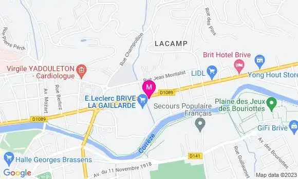 Localisation Station Leclerc