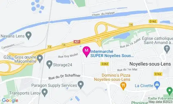 Localisation Intermarché Station
