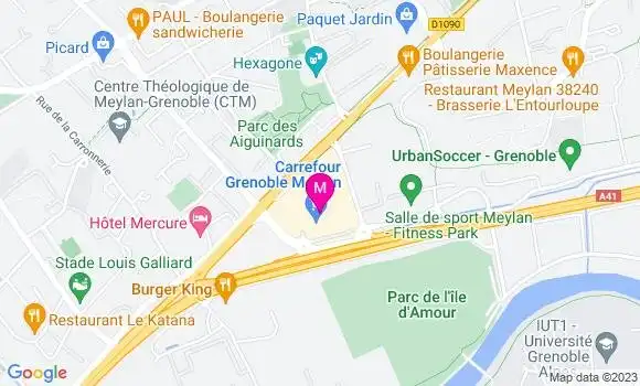 Localisation Station Carrefour