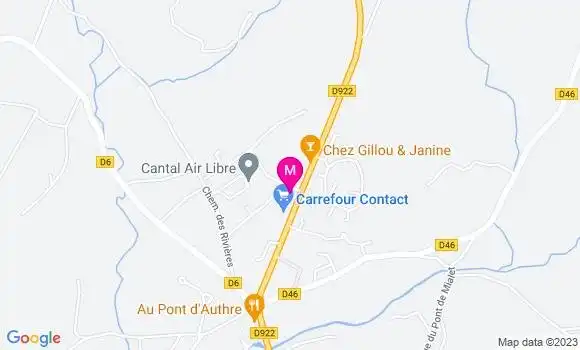 Localisation Carrefour Contact