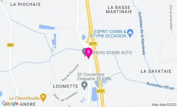 Localisation Loheac Stand Auto
