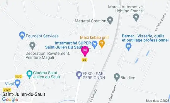 Localisation Intermarché Station