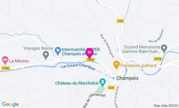 Localisation Intermarché Station