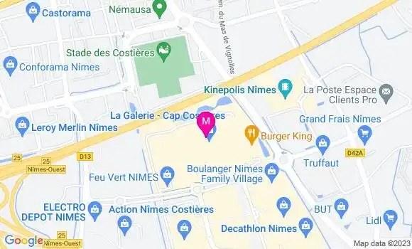 Localisation Géant Casino