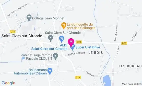 Localisation Super U