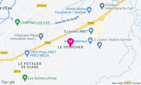 Localisation Station Leclerc