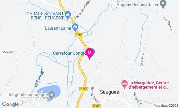 Localisation Carrefour Contact