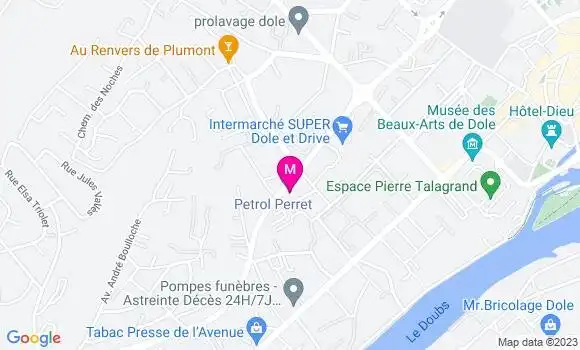 Localisation Petrol Perret