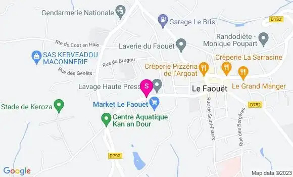 Localisation Carrefour Market