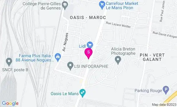 Localisation Garage de la Rotonde
