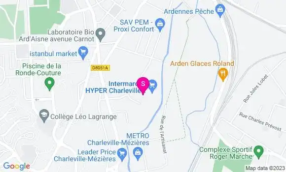 Localisation Intermarché Station