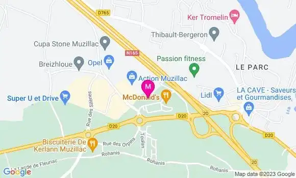 Localisation Carrefour Market