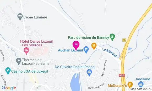 Localisation Maison du Pneu Mariotte