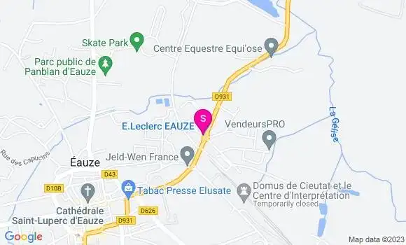 Localisation Station Leclerc