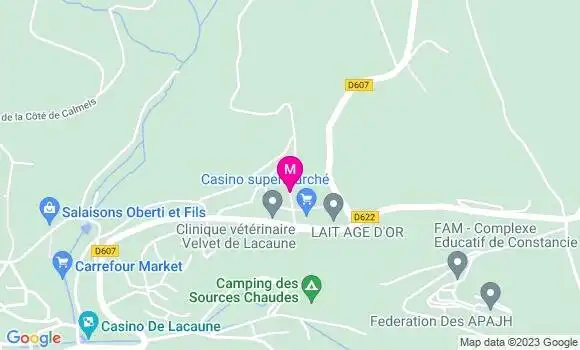 Localisation Casino Supermarché