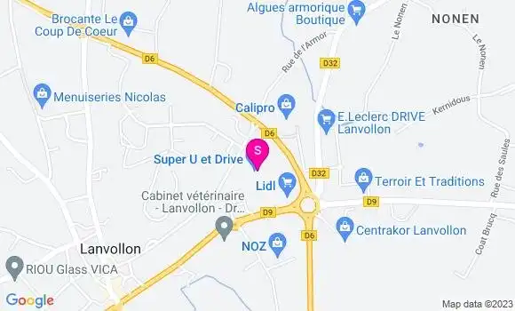 Localisation Super U