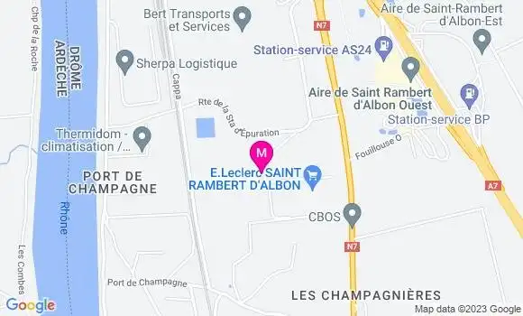 Localisation Station Leclerc