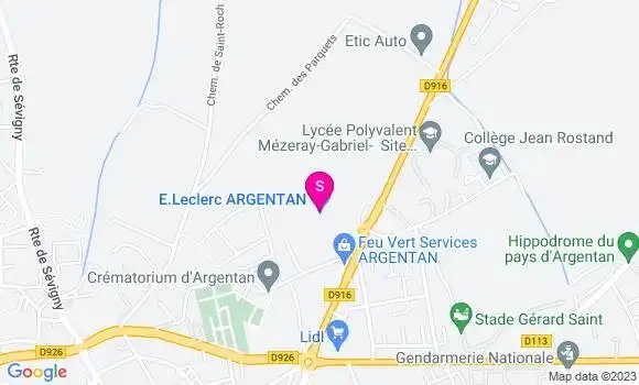 Localisation Station Leclerc