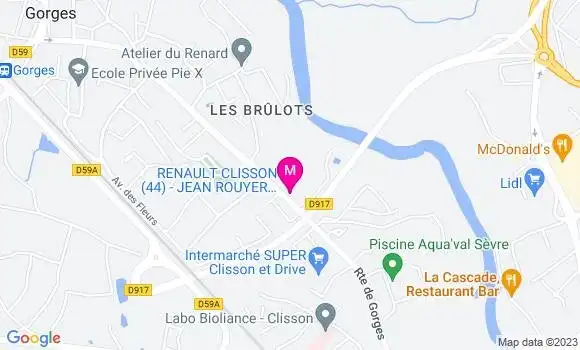 Localisation Clisson Autos