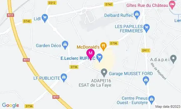 Localisation Station Leclerc